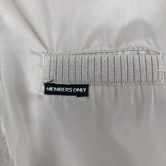 Members Only Jacket Mens Small Pink Iconic Racer Bomber Zip Pocket Polyester - Picture 5 of 16